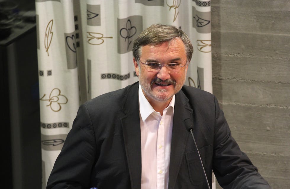 Rådmann Arvid S. Vallestad er positiv til framtida i Tysvær. Han ønskjer mellom anna å forskottere 60 millionar til «nye» Aksdal sentrum og ny privatbarnehage i Skjoldastraumen.
Foto: Mona Terjesen