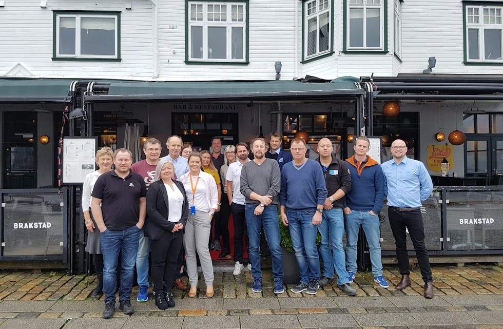 20 av sponsorane til Falkeid IL blei invitert på lunsj hos Brasseriet Brakstad. For å bli betre kjent med klubben og kvarandre.
Foto: Falkeid IL