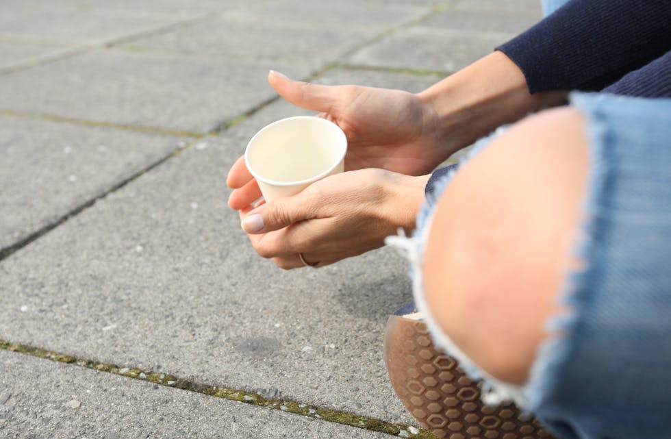 Politiet slit med at tiggarar flytter seg frå ein plass til ein annan i distriktet, om dei blir bortvist.
Illustrasjonsfoto: Alf-Einar Kvalavåg