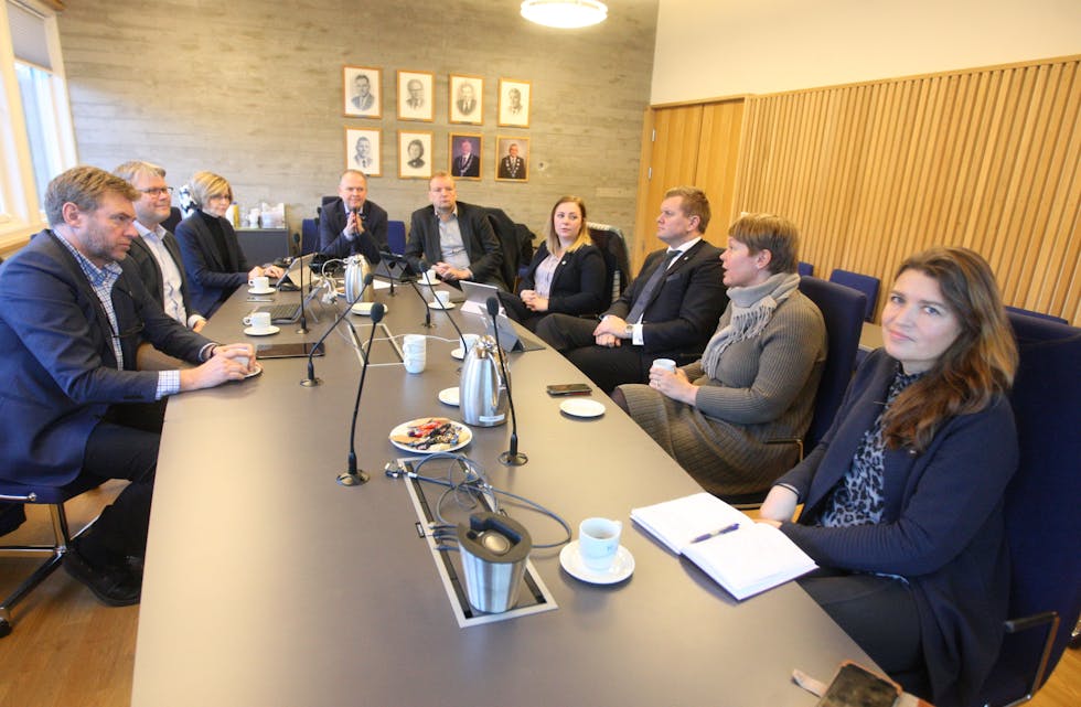 Denne gjengen var samla for å diskutere «Norwegian Clean Energy Cluster»-prosjektet førre veke.