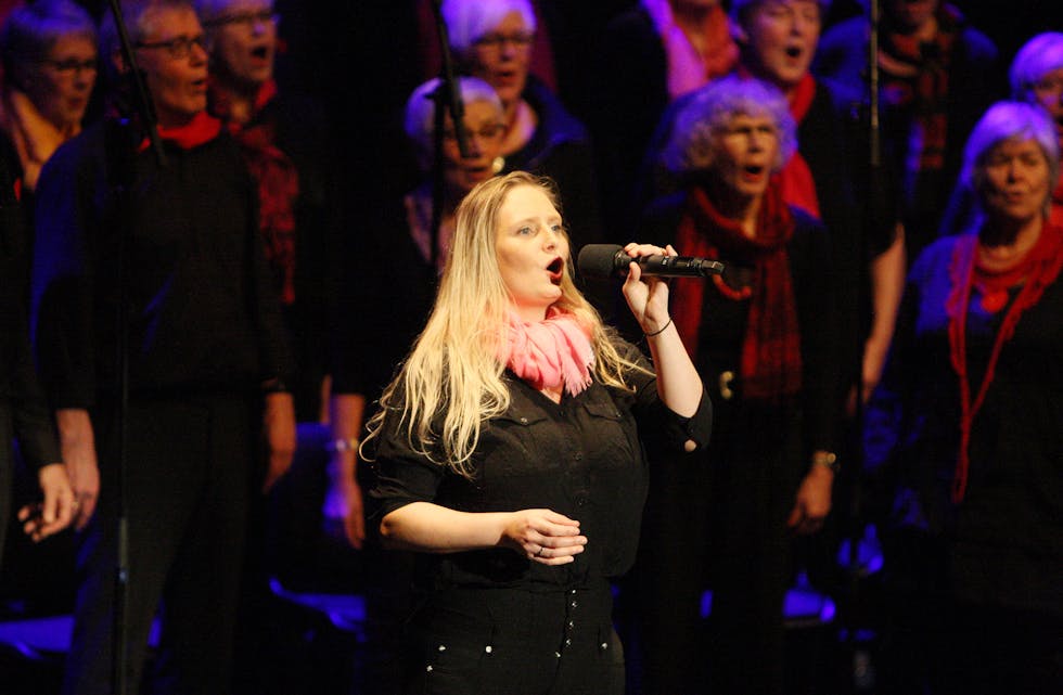 Maria Jacobsen har drive med musikk heile livet.
Foto: Alf-Einar Kvalavåg