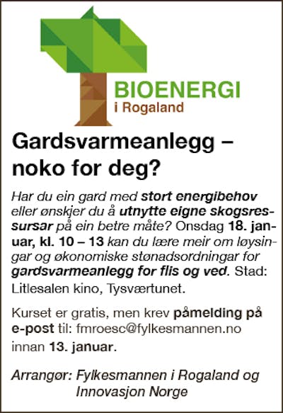 Bioenergi Rogaland