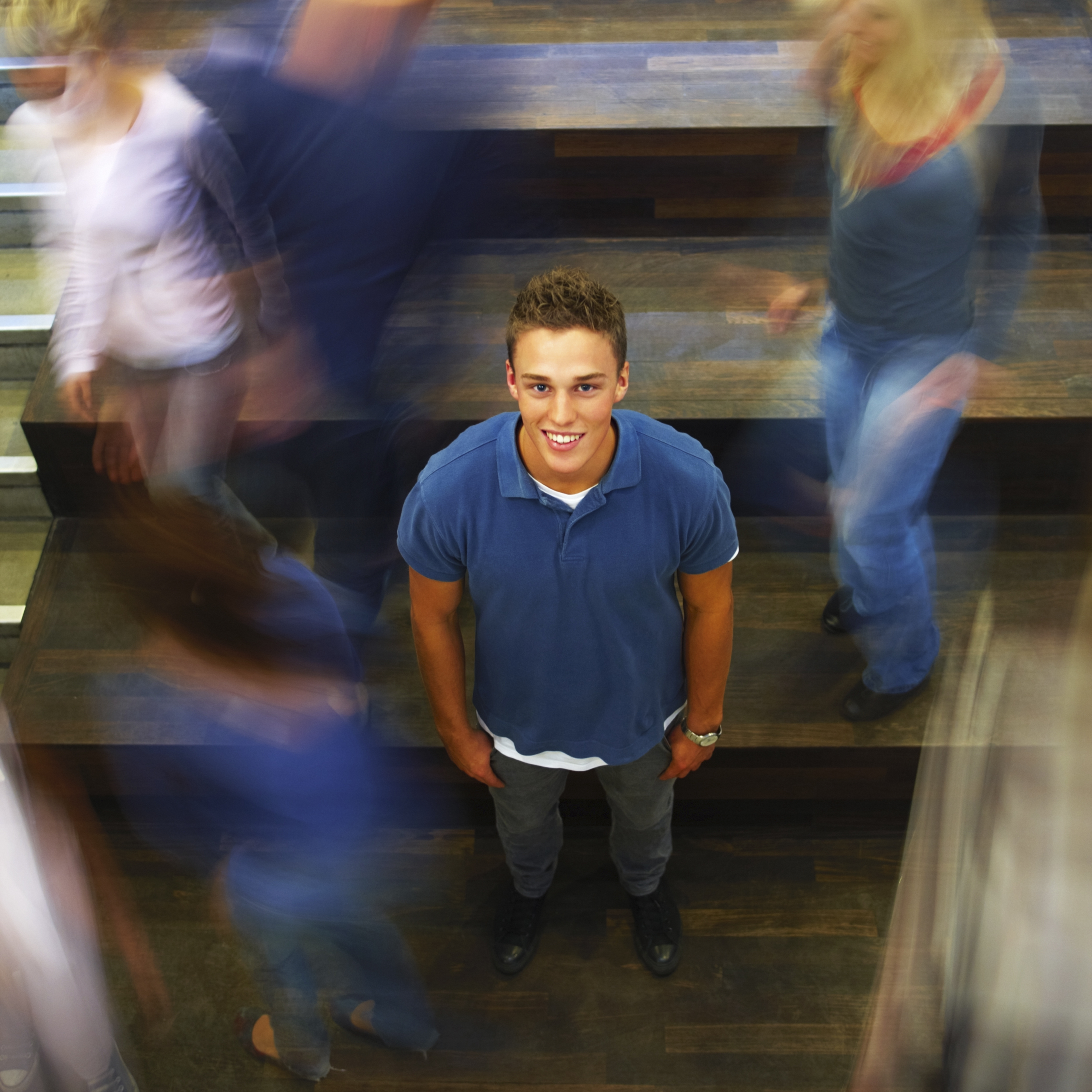 Individual - Handsome young  man standing still