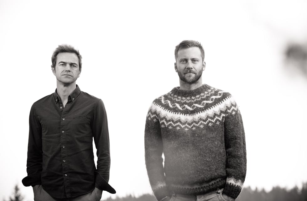 Gunnar Halle og Espen Eriksen speler jula inn i Tysværtunet den 14. desember. Dette blir årets siste lunsjkonsert.
Foto: Freddy Wike