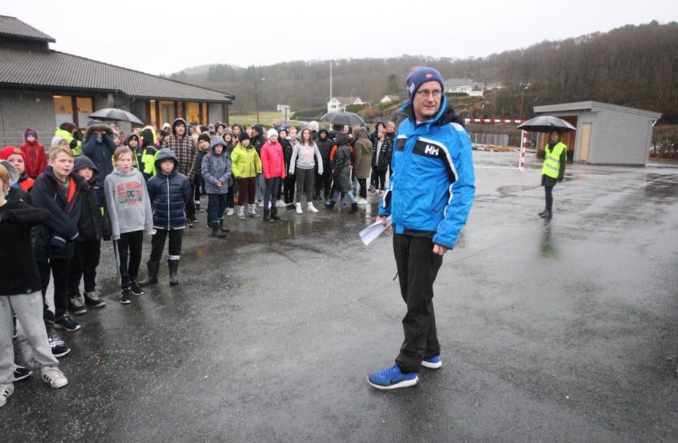 Tysværvåg barne- og ungdomsskule og rektor Geir Dybdahl tar grep. Foto: Alf-Einar Kvalavåg