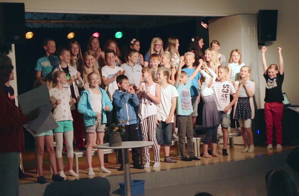 5. klasse ved Frakkagjerd barneskole vant nasjonal hoppetaukonkurranse for andre år på rad.
