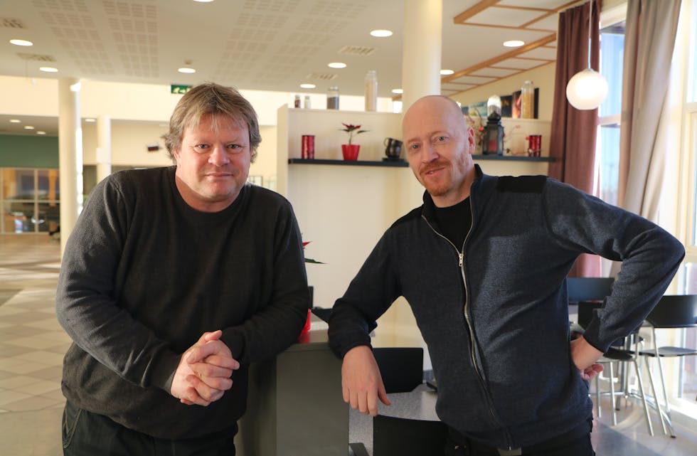 Alf-Einar Kvalavåg og Øystein Simonsen ser fram til mange spennande lunsjkonsertar også i 2018.
