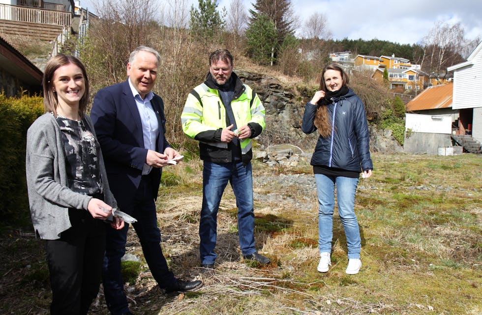 Helene Håland, Sigmund Lier, Thore Yrke og Marlin Løvås skal rydde søppel i dag. Skal du?
Foto: Ingvild Rørtveit Myklebust