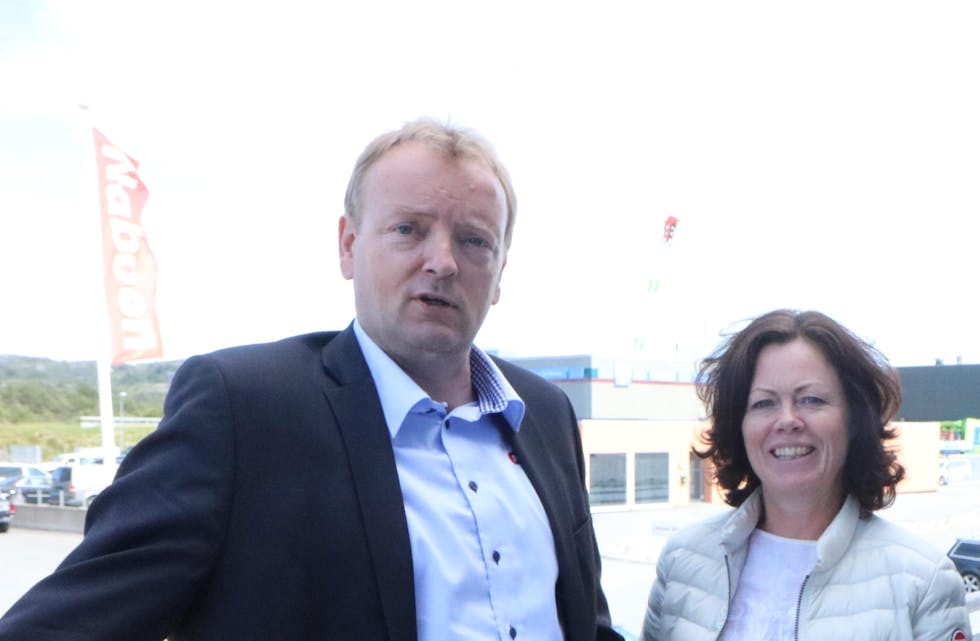 På topp: Terje Halleland.