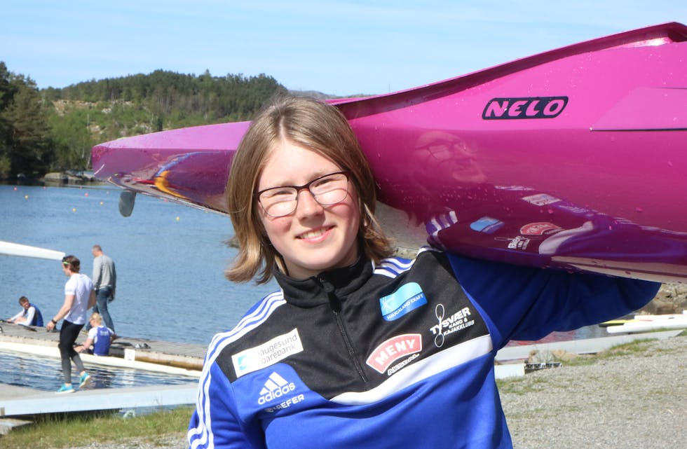 Elise Erland klar for WC.