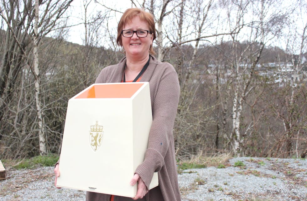 Liv Jorunn Frønsdal håper på god valgdeltakelse i Tysvær. Alt tyder på at det vil skje.