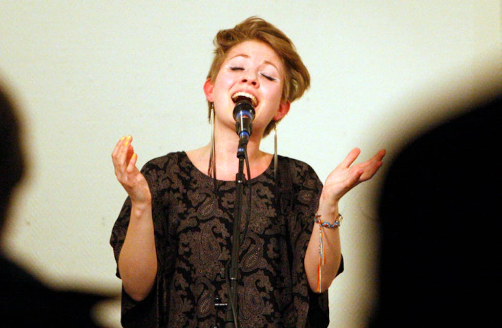 Mia Marlen Berg fekk Sildajazz-pris i dag. Arkivfoto: Alf-Einar Kvalavåg
