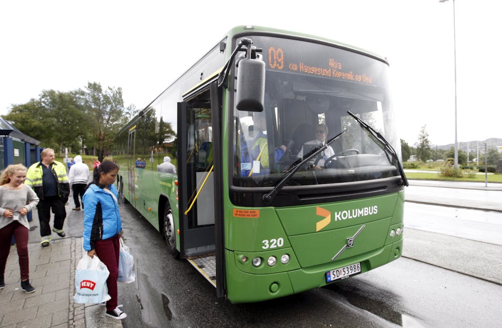 Rute 9 er ei populær bussrute i Tysvær. Nå kjem det også eit ekspressbusstilbod.
Foto: Alf-Einar Kvalavåg