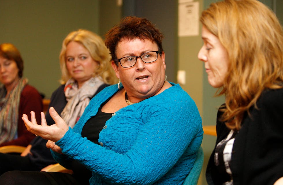 Stortingsrepresentant Olaug Bollestad møtte ein lydhøyr og engasjert delegasjon frå helsetenesta i Tysvær.
Foto: Alf-Einar Kvalavåg