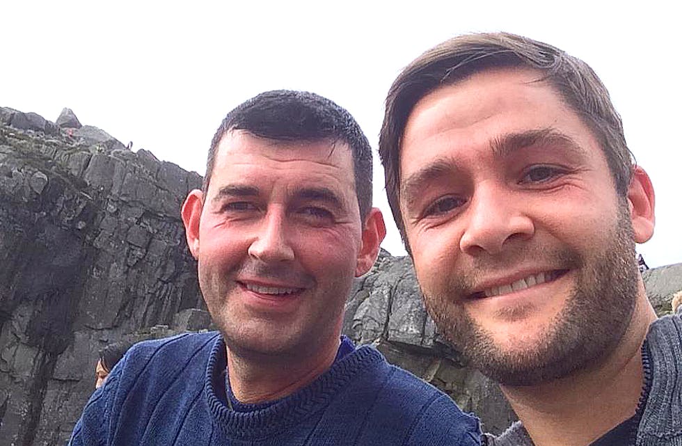 John Arne Waage og Adrian Thomson.
Foto: privat