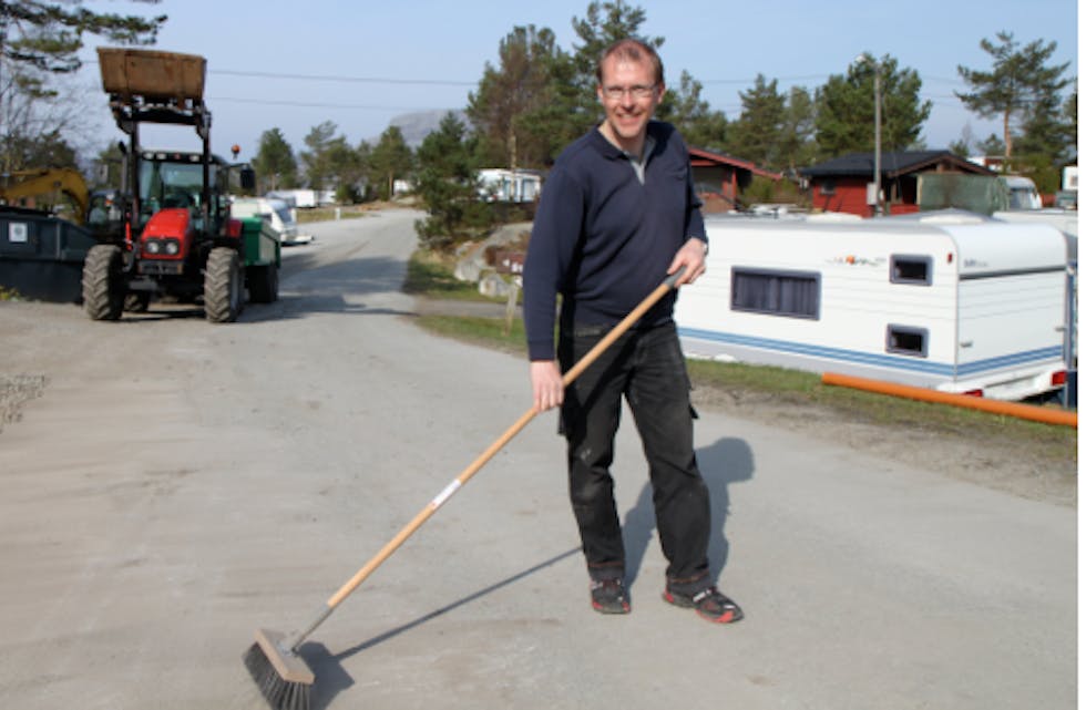 Trygve Hebnes legg ut heile Grindafjord Feriesenter for salg. Foto: Mona Terjesen