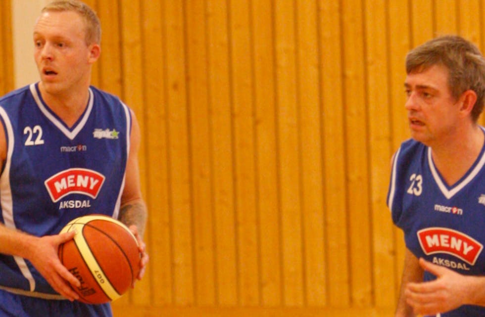L. Eide og K. Brandt måtte sjå langt etter poeng mot Hommersåk. Foto: Alf-Einar Kvalavåg