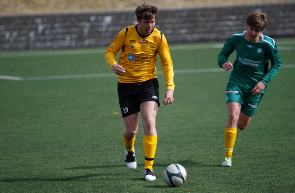 Bjørnar Hompland skåra for Skjold mot Nord. Arkivfoto: Alf-Einar Kvalavåg