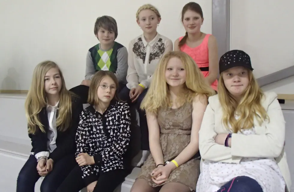 4H-deltakerar frå Tysvær. Foto: Privat