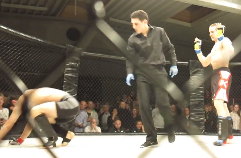 Geir Kåre Cemsoylu Nyland vant på teknisk knockout. Foto: Privat