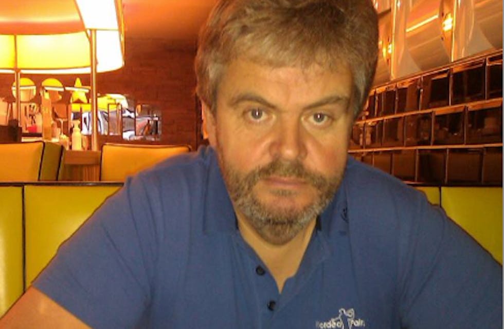 Øyvind Eileraas sluttar ved Førre skule. Foto: Privat