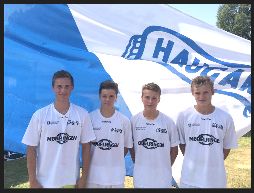 Egil Stølsvik, John Fredrik Jakobsen, Adrian Tjomsland og Sjur Lothe. Foto: Leif Olav Tjomsland