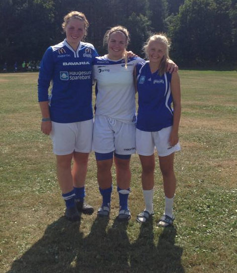 Tomine, Christina og Benedicte.