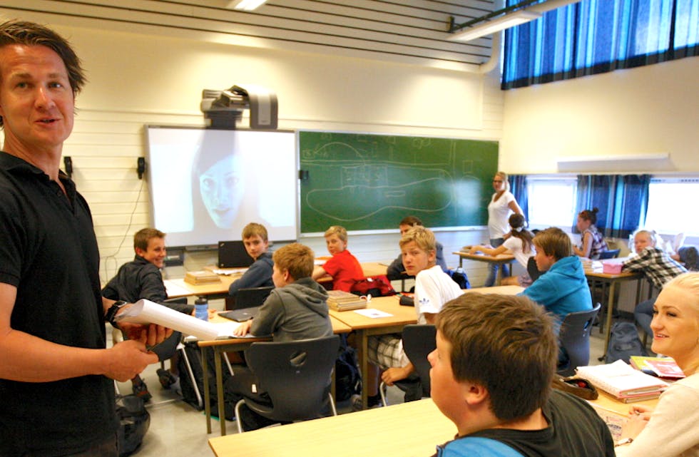 Tilittsvalgte Harald HEien har ikke fått beskjed om at noen av skolene i Tysvær er tatt ut i streik, noe som blir bekreftet av Utfdanningsforbundet. Foto: Alf-Einar Kvalavåg