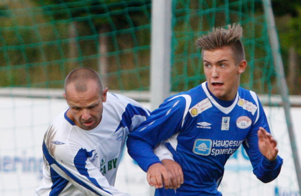Geir Espevik og Kristoffer Askeland. Mange duellar og tilslutt var det Askeland som var sigerherren. Foto: Alf-Einar Kvalavåg