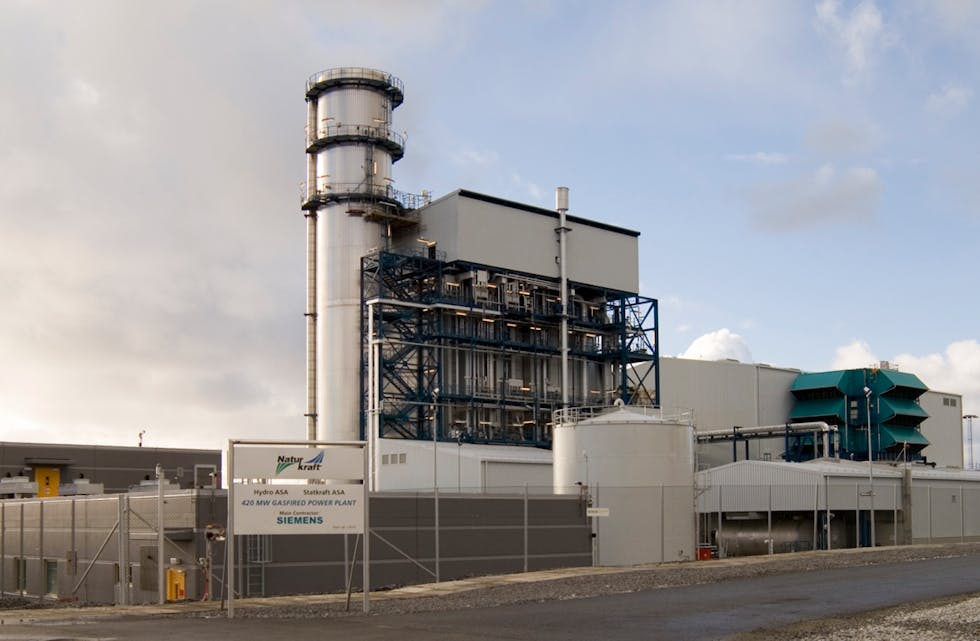 Gasskraftverket på Kårstø. Foto: Naturkraft