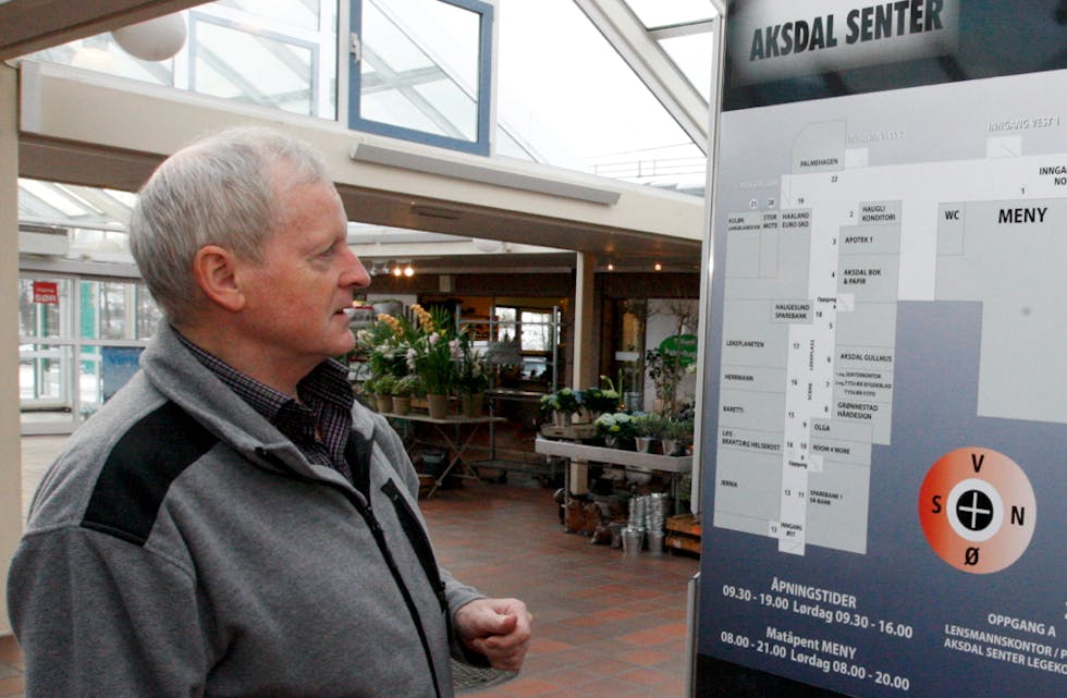 I dag fikk senterleiar Reidar Nordmark nei til ein polfilial. Arkivfoto: Alf-Einar Kvalavåg