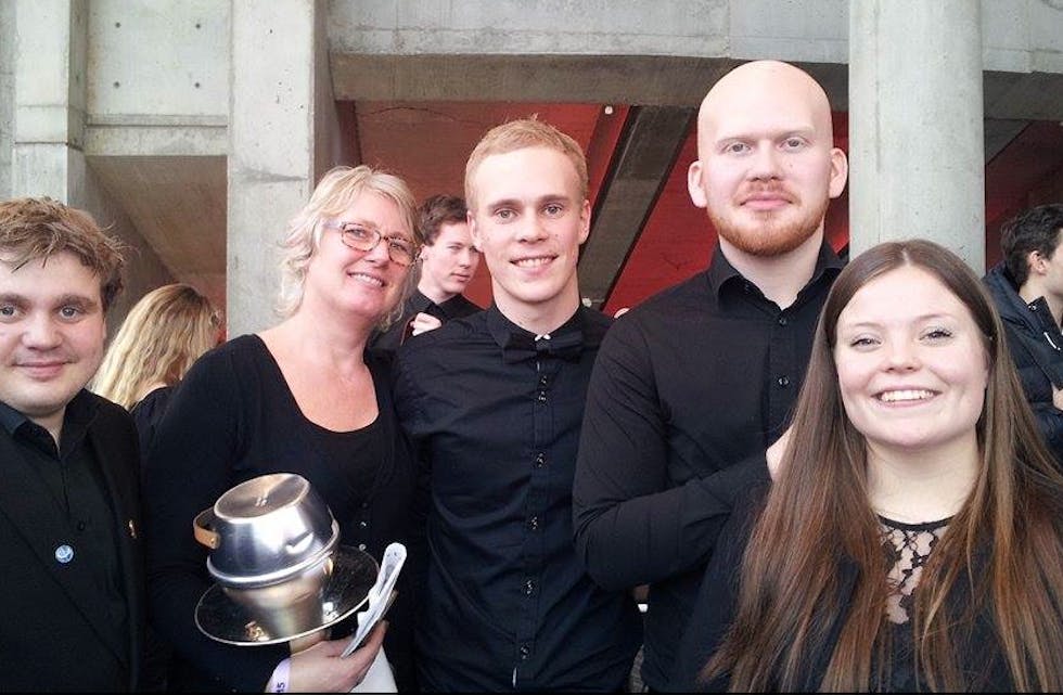 Godt fornøyd med innsatsen i Bergen. Tysvær Brass får NM-resultata i kveld i 21-tida. Foto: Brit Iren Meland