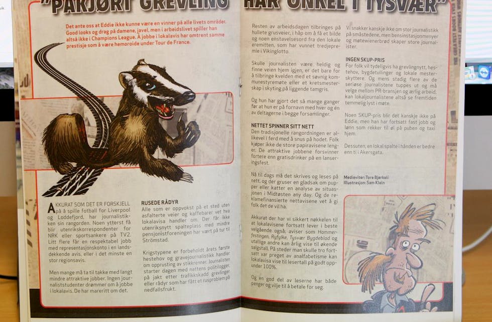 To sider i eit Pondus-blad er verd nokre kroner...