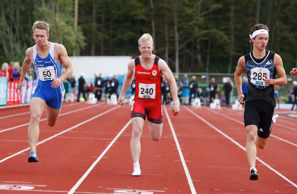 Lars Jøran Storhaug er klar for semifinale på 200 meter under NM. Foto: Alf-Einar Kvalavåg