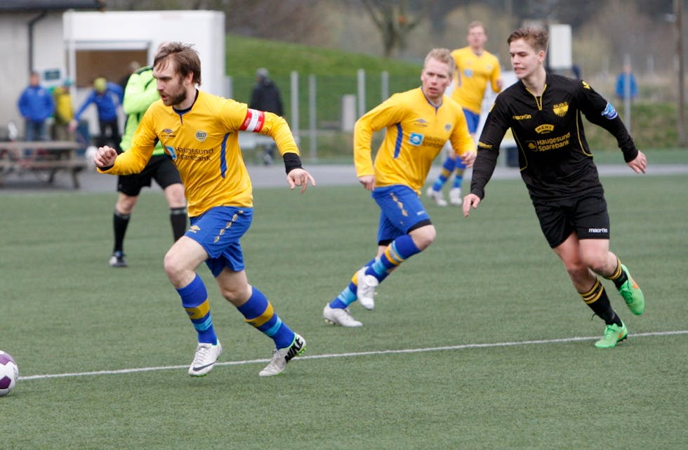 Are Søderlund er tilbake i Grinde i kveld. Her møter han blant andre Sondre Bådsvik. Arkivfoto: Alf-Einar Kvalavåg