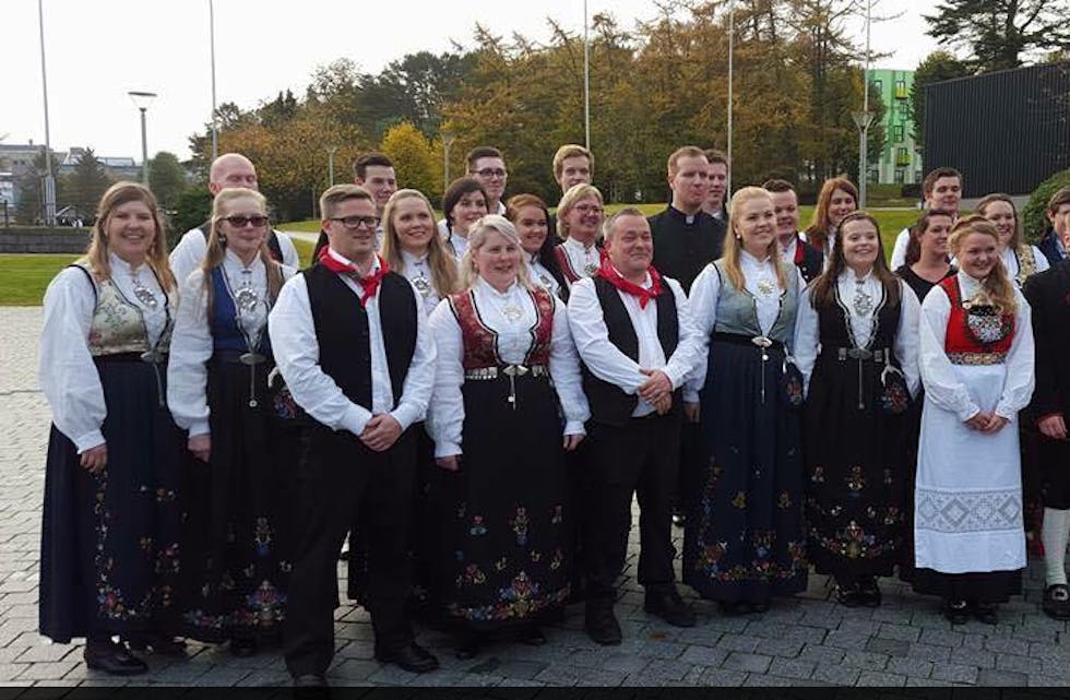 Tysvær Brass blei nummer 10 under Siddis Brass 2. divisjon i helga. Foto: Privat