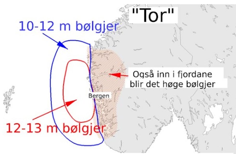 Her er et varsel fra Metrologisk institutt.