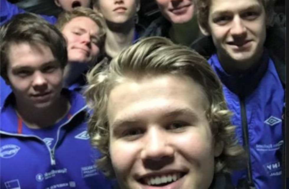 Falkeid-juniorer på tur.