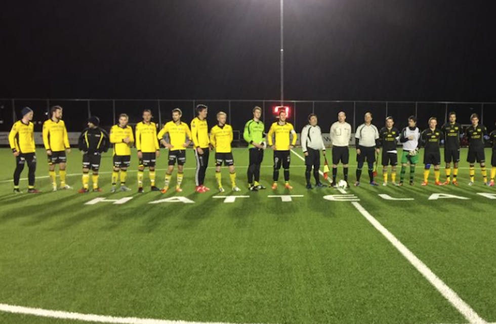 Lagene klar til kamp. Foto: Hans Gunnar Hansen