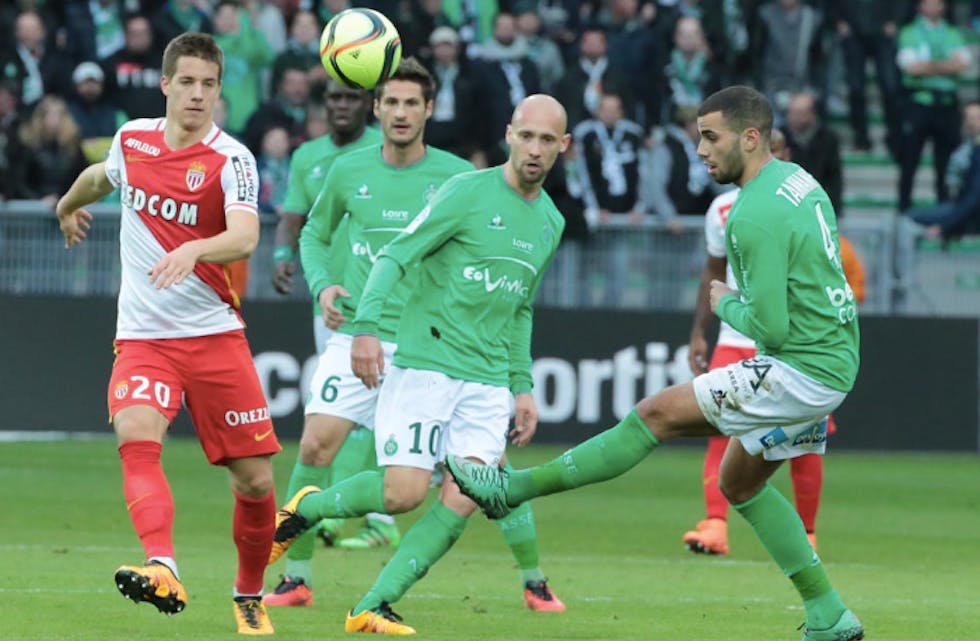 Det endte 1-1 mellom Saint-Etienne og Monaco. Foto: Saint-Etienne