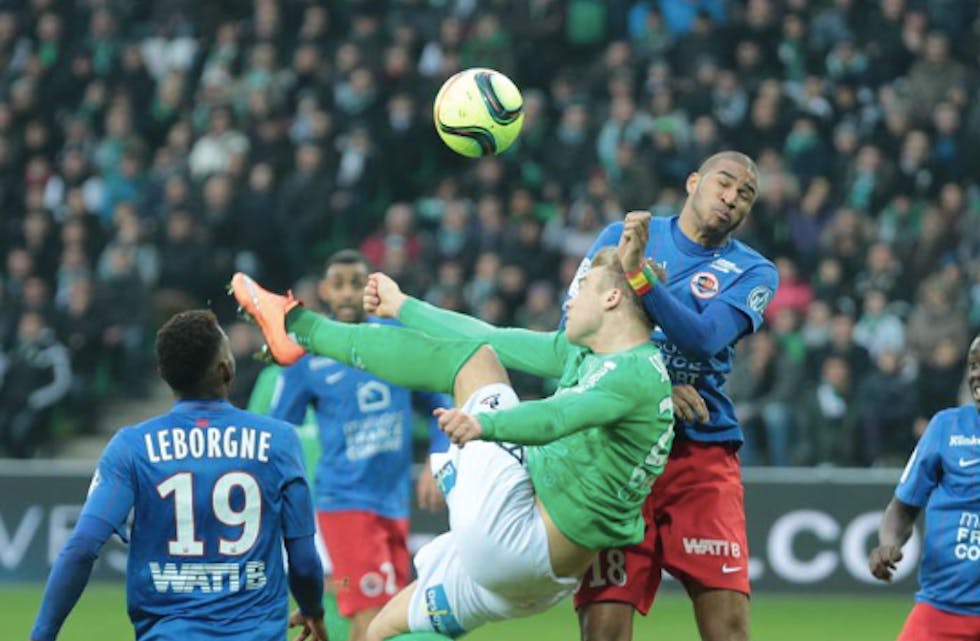 Det ble tap for Alexander Søderlund i kveld. Foto: Sain- Etienne