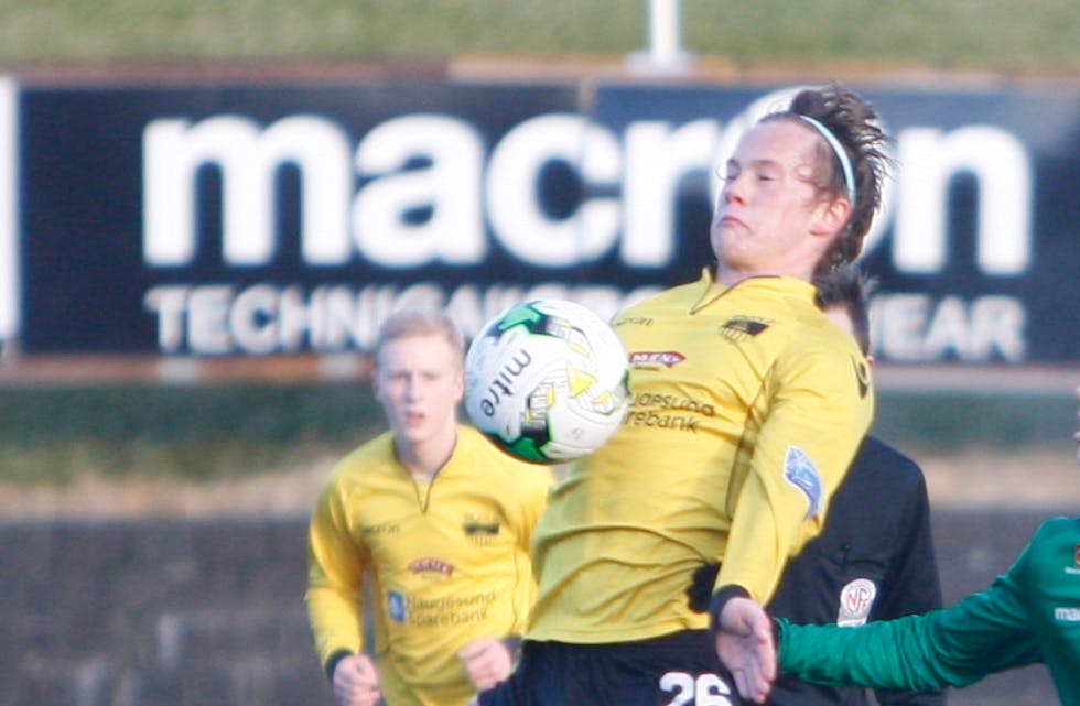 Stian Knutsen og Skjold skal til Åkra i kveld. Foto: Alf-Einar Kvalavåg