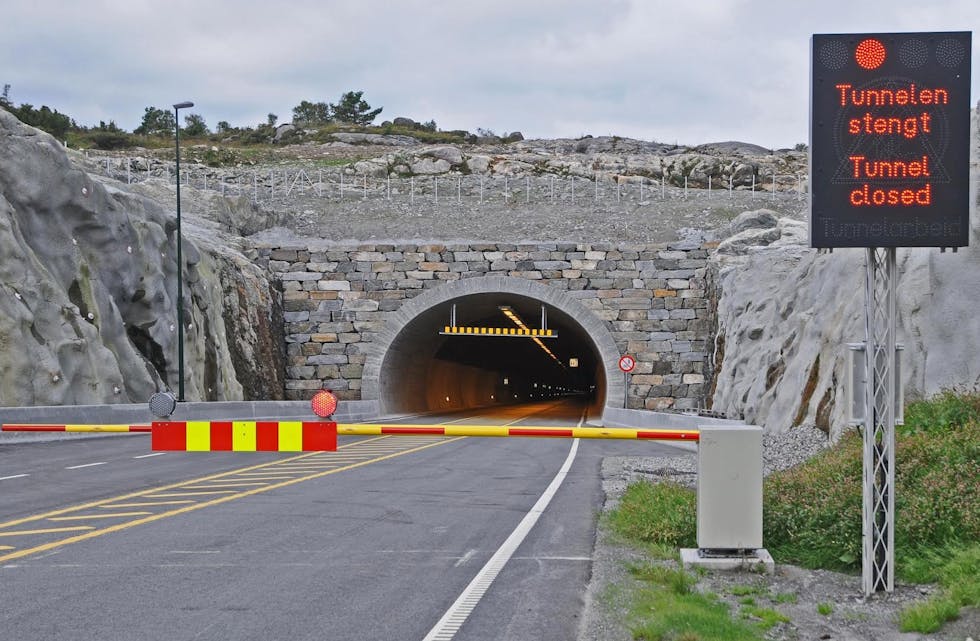 Karmøytunellen blir stengt. Foto: Statens vegvesen, Anja Kristin Bakken