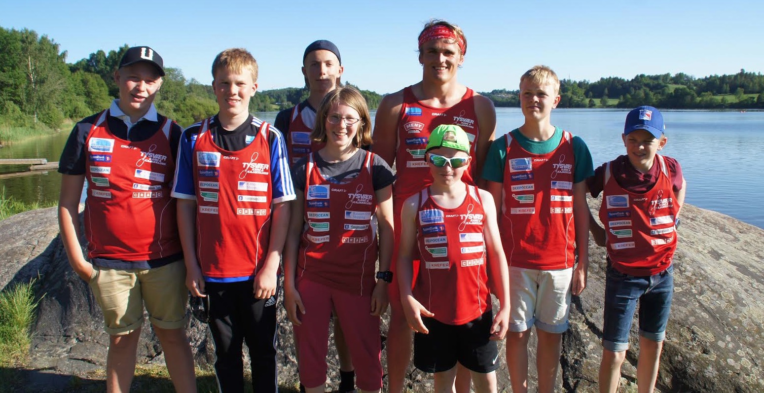 Tysvær Kano og Kajakklubb viste som vanlig godt igjen. Foto: Eli Sletten