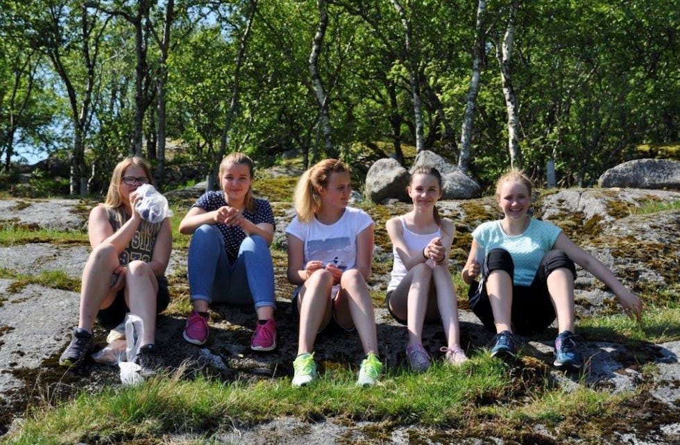Valgfaggruppa ved Tysværvåg barne- og ungdomsskole har hatt avslutningstur til Vesterøy.