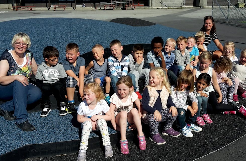 1. klasse Tysværvåg barne- og ungdomsskule.