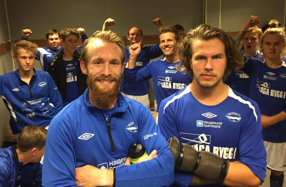 Knut Austerheim og Bertin G. Gismarvik i spissen for dagens Falkeid-lag. Foto: Asbjørn Bakken