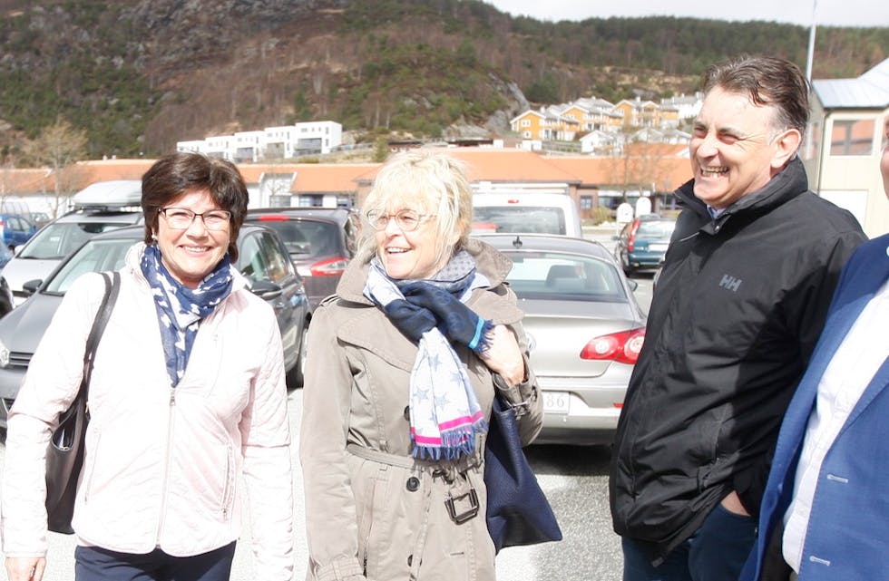 Bente Thorsen (t.v.), Karmøy og Svein Erik Indbjo (t.h.), Haugesund er blant representantene fra nordfylket. Foto: Alf-Einar Kvalavåg
