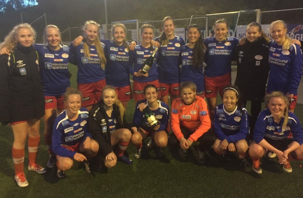 Stegaberg j16 er seriemester i jentens 1. divisjon avdeling 2. Foto: Kristin Strand Olsen