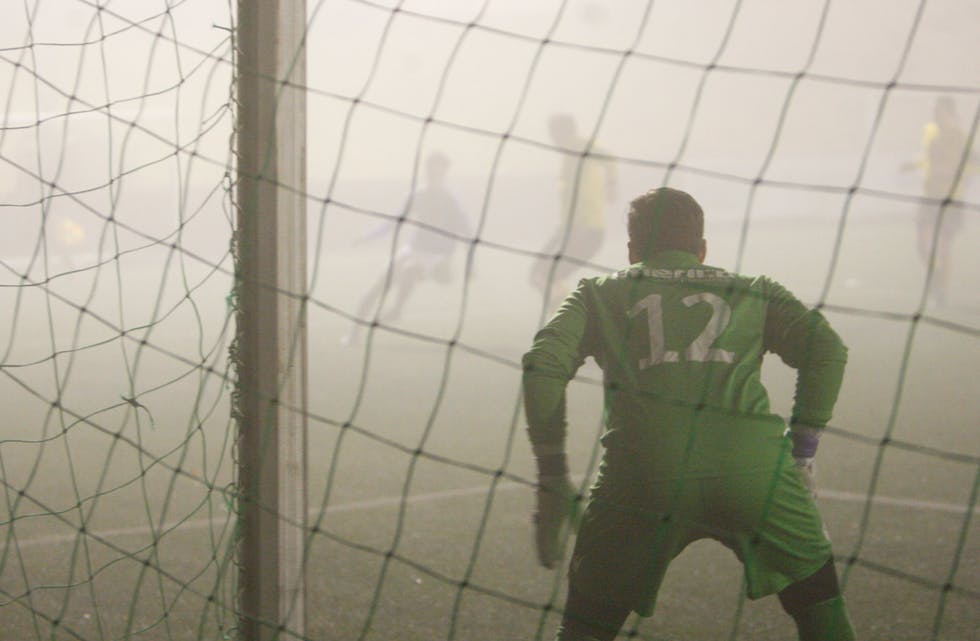 Slik så det ut for Håkon Bådsvik i Skjold-målet. Foto: Alf-Einar Kvalavåg